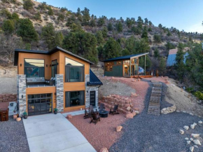 2 New Homes, Dome Bedroom stars, Climbing Wall Zion Bryce BBQ Firepit